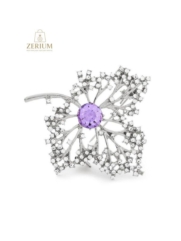 Küçük resim: Şık ve Kaliteli Trend Kadın Broş Çınar Yaprağı Serisi