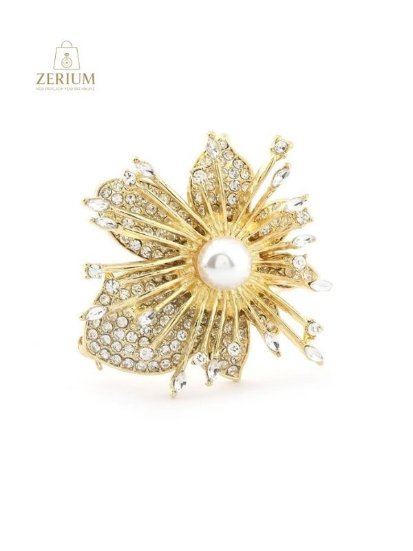 Thumbnail: Şık ve Kaliteli Trend Kadın Broş Güneş Çiçeği Serisi