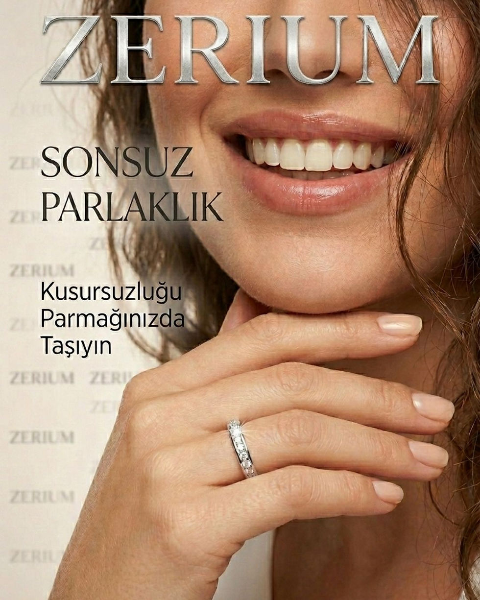 Küçük resim: Kadın Tam Tur Zirkon Taşlı Çelik Alyans Yüzük 14 Numara