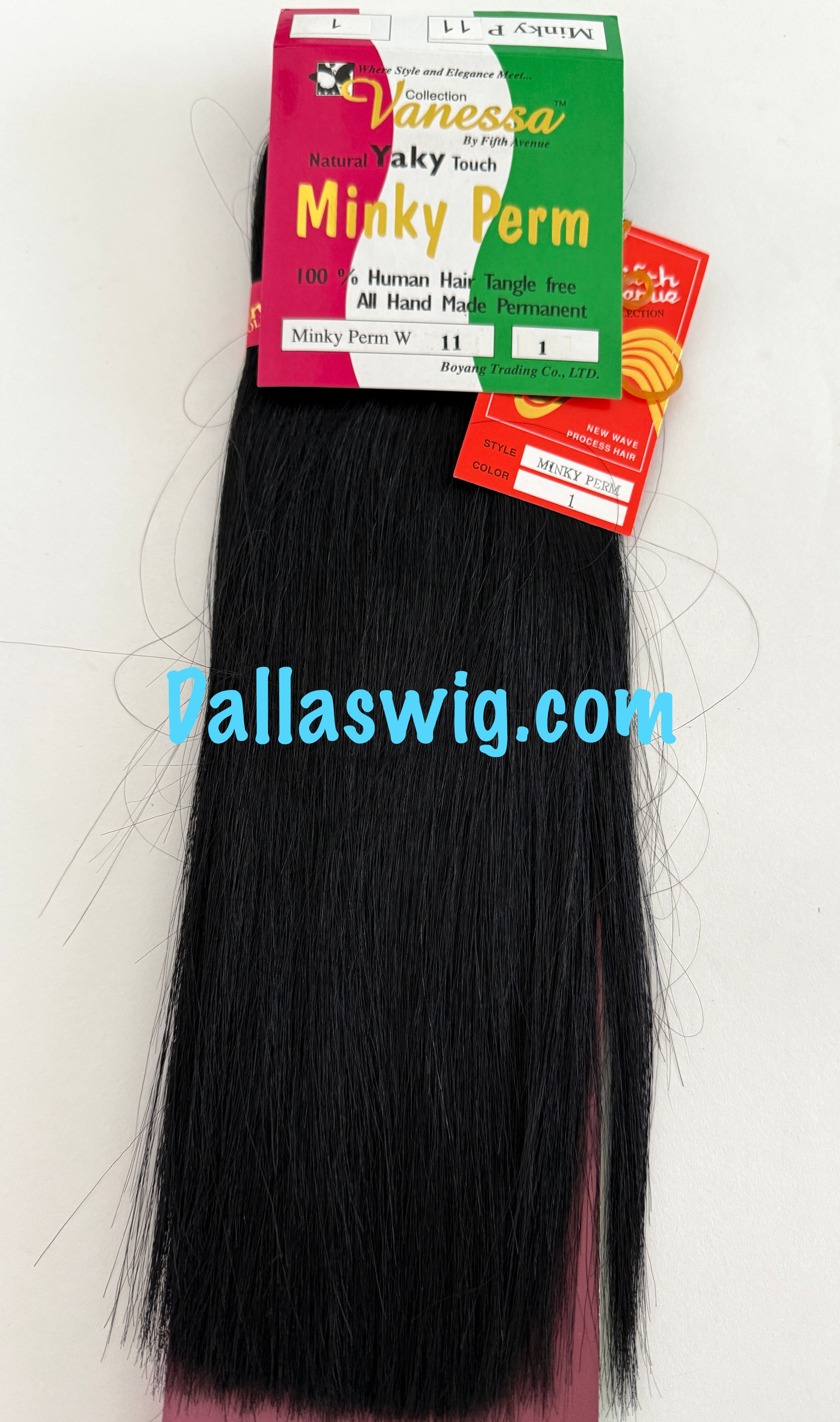 Vanessa Human Minky Perm Hair 11"