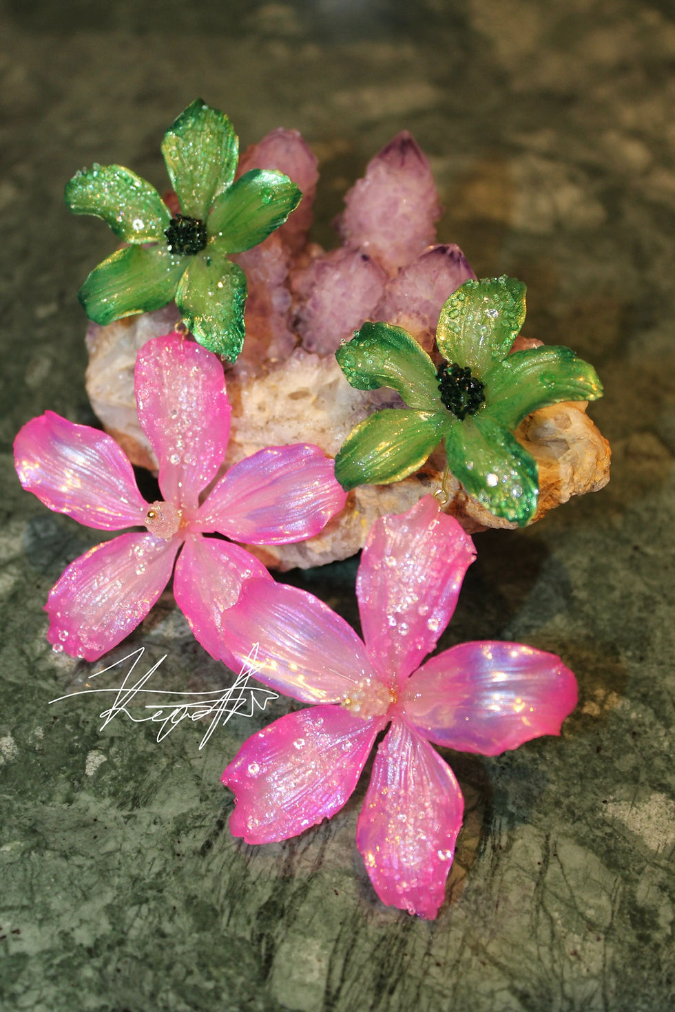 Miniatyrbild: THE FOREST ORACLE | DOUBLE STATEMENT EARRINGS