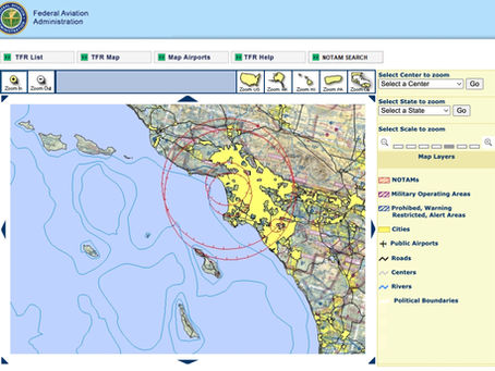 What are Temporary Flight Restrictions (TFRs) and what implications do they have for drone filming?
