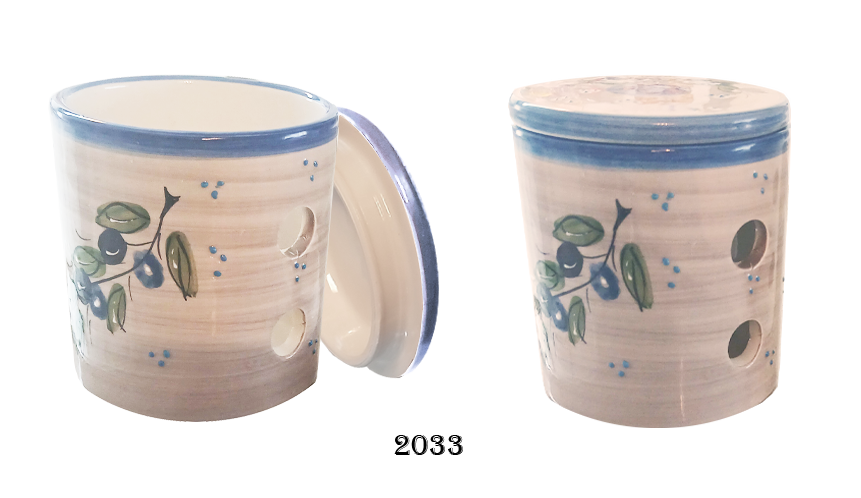 Thumbnail: Hand-Crafted Ceramic Garlic Storage Container