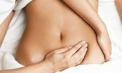 Lymphatic massage therapy session