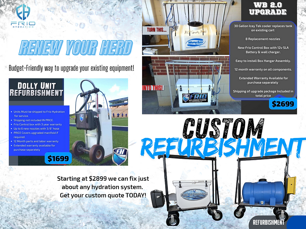 Water cow refurbishment