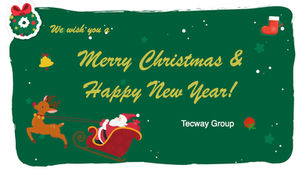 新年祝福: 圣诞快乐及新年快乐!