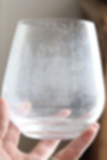 Hard water stains
