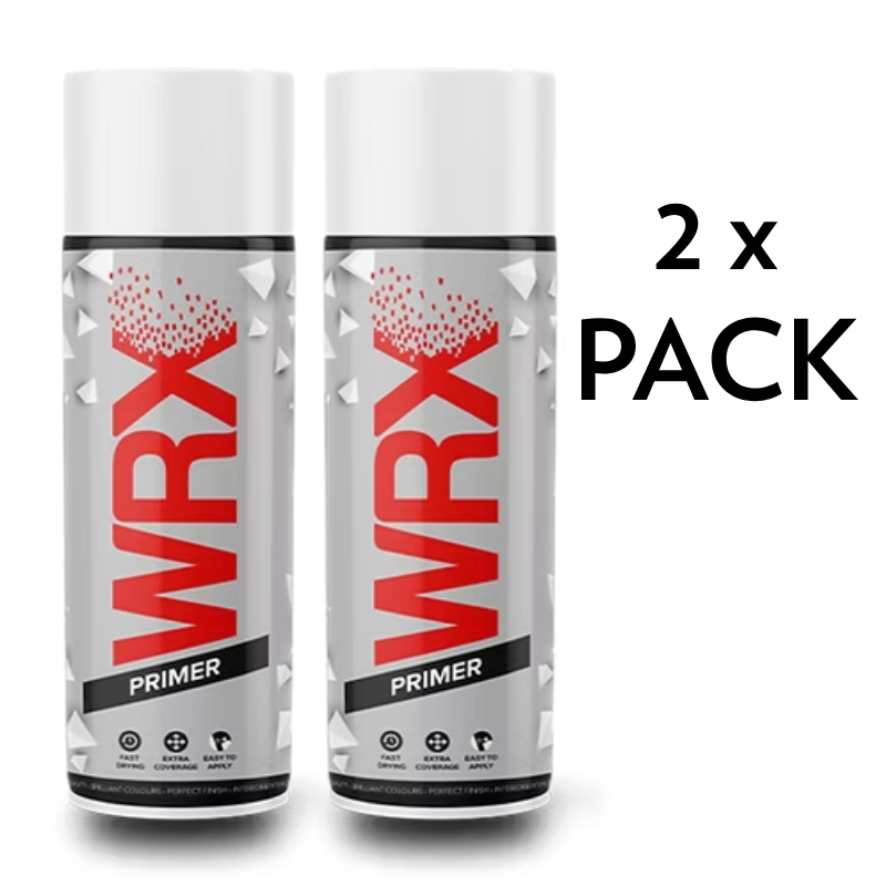 2x WRX BLACK PRIMER SPRAY PAINT - 400ml