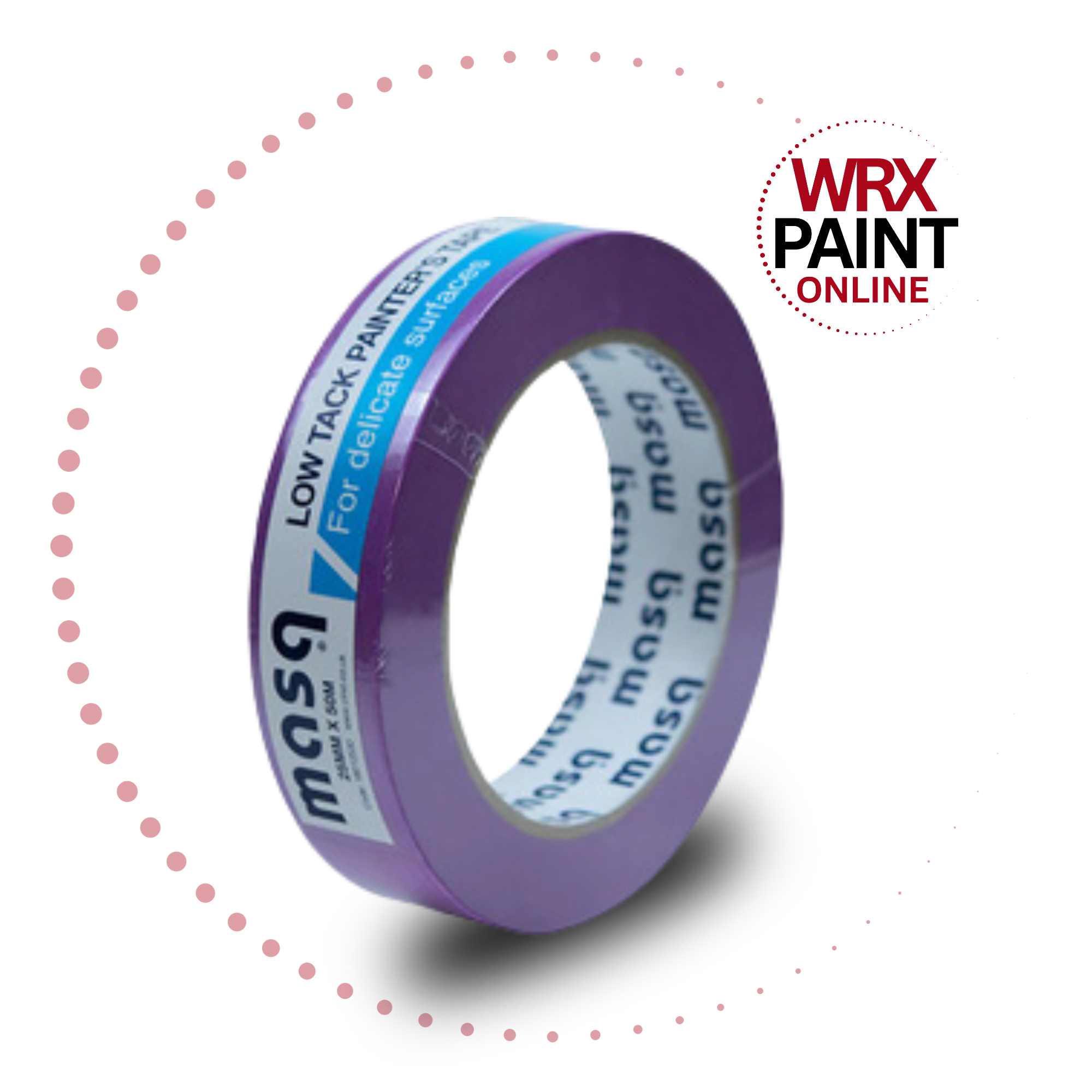 Ciret Masq Purple Low Tack Masking Tape 1"/25mm MASQ