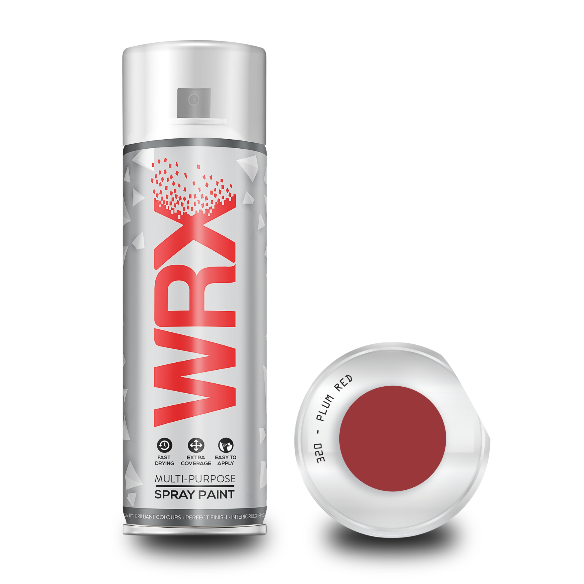 WRX PLUM RED 320 SPRAY PAINT - 400ml. WRX SPRAY PAINT