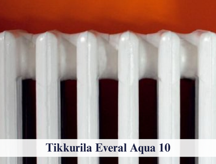 Tikkurila Everal Aqua 10 good paint for radiators