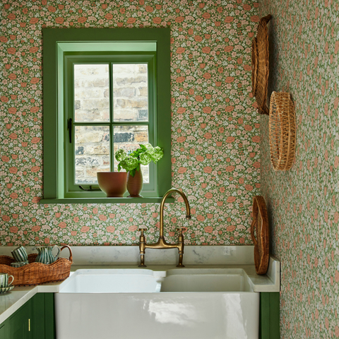 Little Greene - Spring Flowers - Garden - Wallpaper