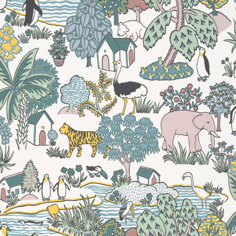 Little Greene - Animal Kingdom - Florence - Wallpaper