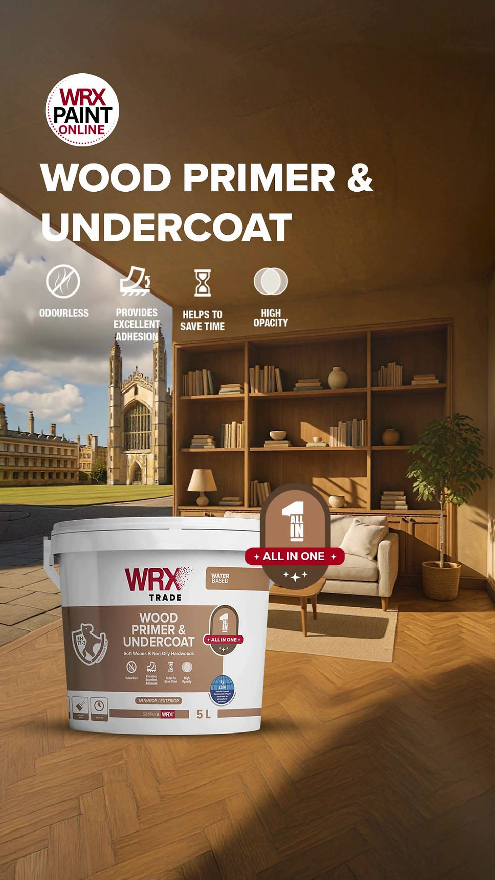 Thumbnail: WRX TRADE WOOD PRIMER AND UNDERCOAT - WRX TRADE