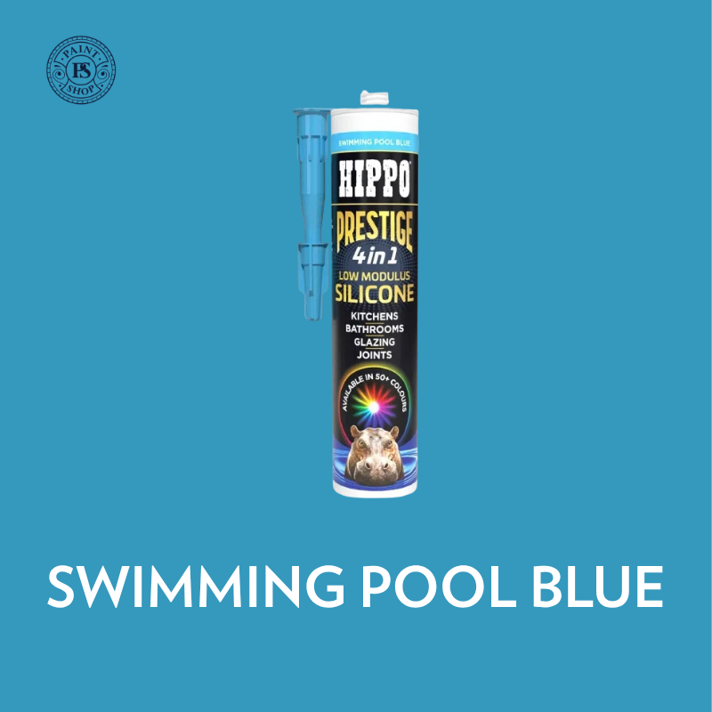 Swimming Pool Blue - Coloured Silicone Sealant - HIPPO