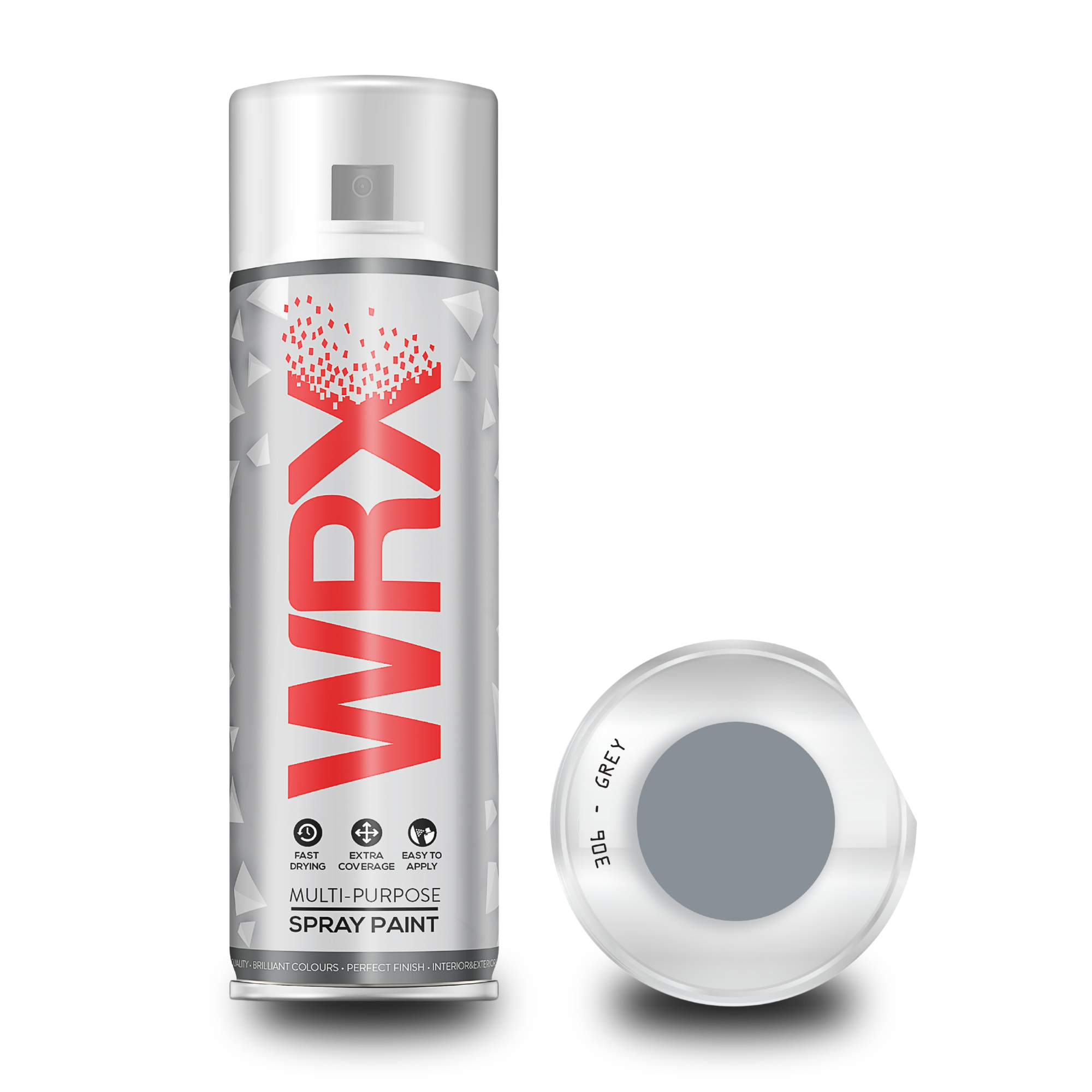 WRX GREY 306 SPRAY PAINT - 400ml WRX SPRAY PAINT