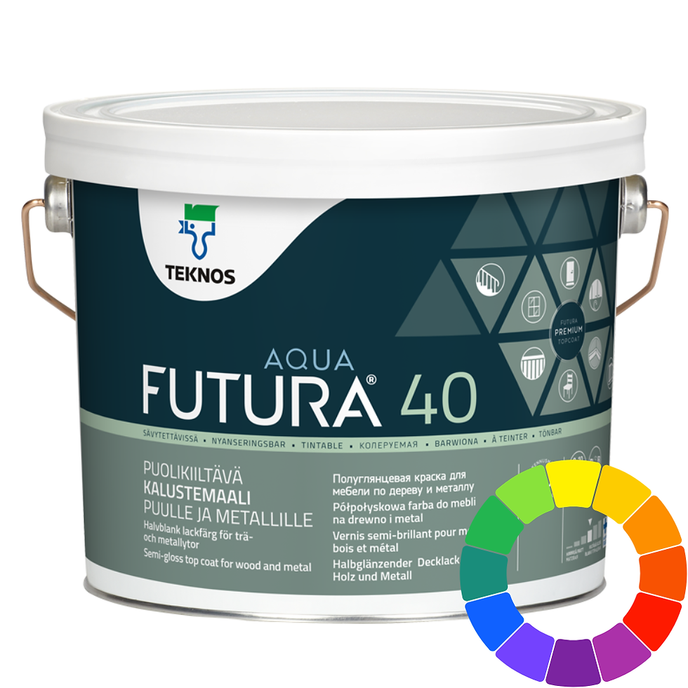 Buy Teknos Futura aqua 40 - 2.7 Litres with next day delivery