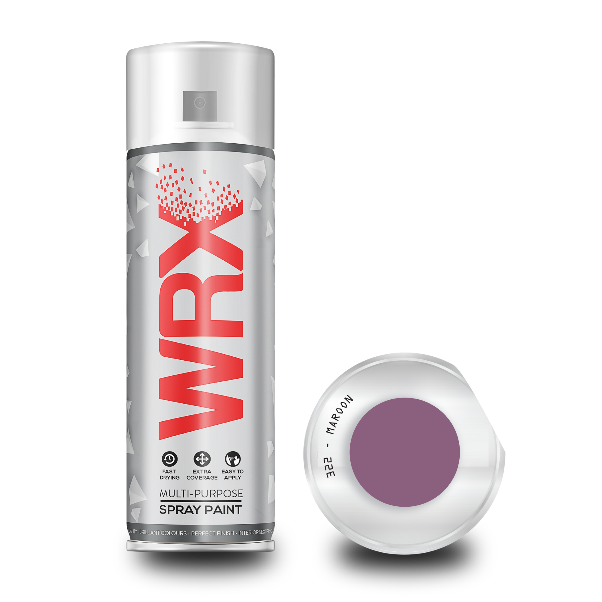 WRX MAROON 322 SPRAY PAINT - 400ml. WRX SPRAY PAINT