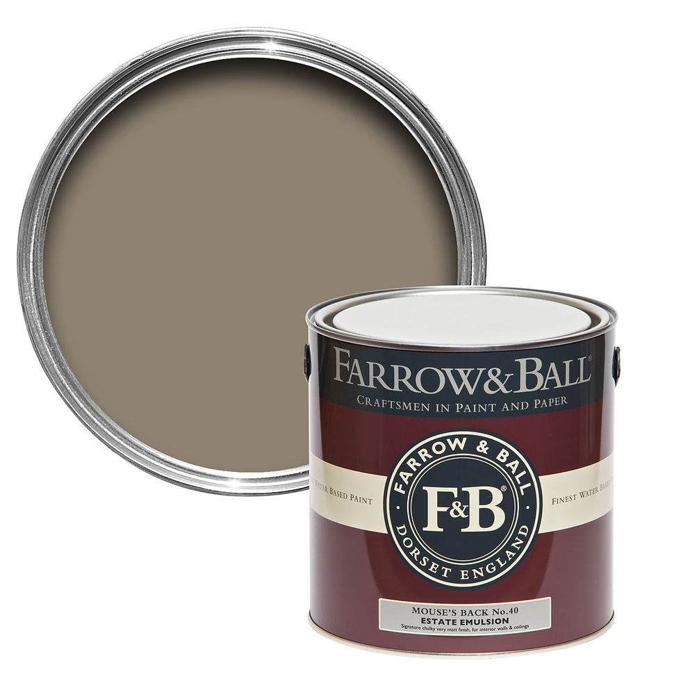 Thumbnail: Farrow and ball Mouses back no 40 flat eggshell