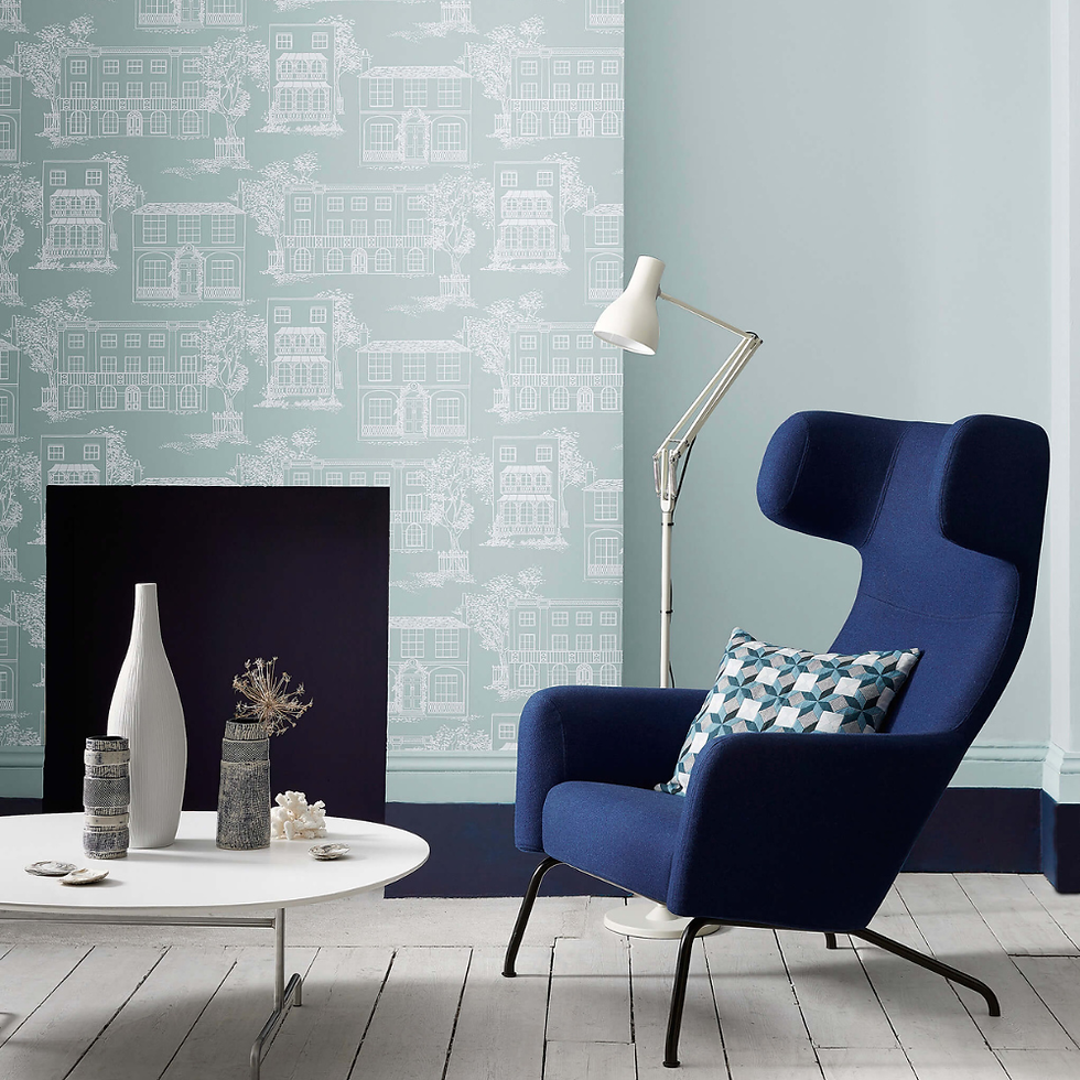 Little Greene - Hampstead - Penumbra - Wallpaper