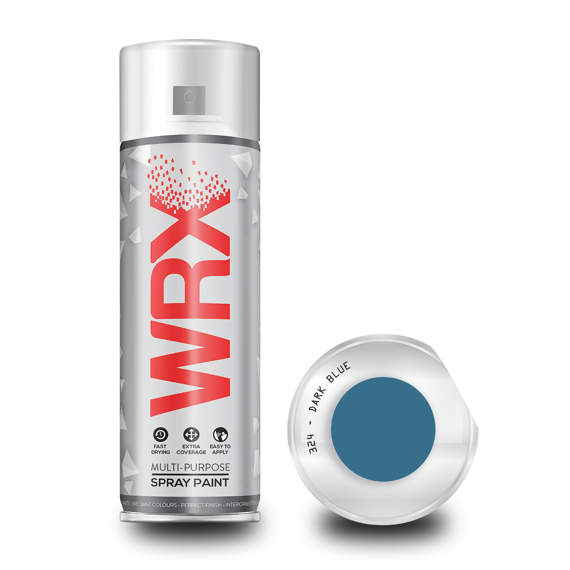 WRX DARK BLUE 324  AEROSOL SPRAY PAINT - 400ml. WRX SPRAY PAINT