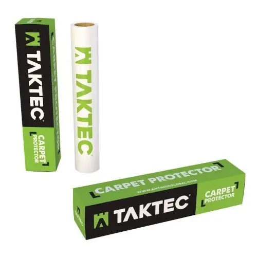 Taktec Carpet Protector - Film Roll - 100m