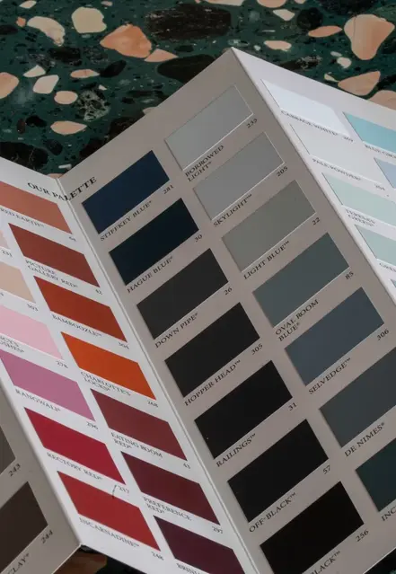 Free colour cards from Farrow & Ball, Little Greene Paint Company and Tikkurila, available in store at The Paint Shop Cornwall