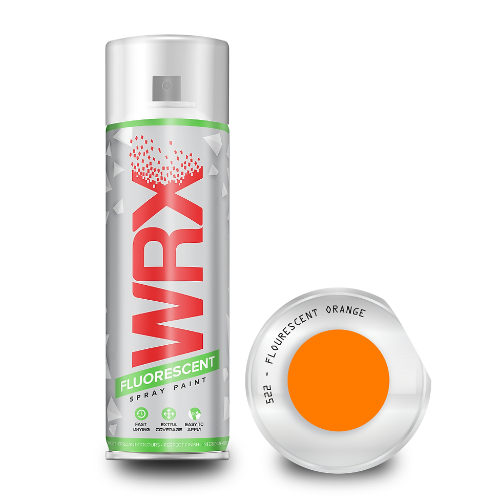 WRX FLUORESCENT ORANGE SPRAY PAINT - 400ml