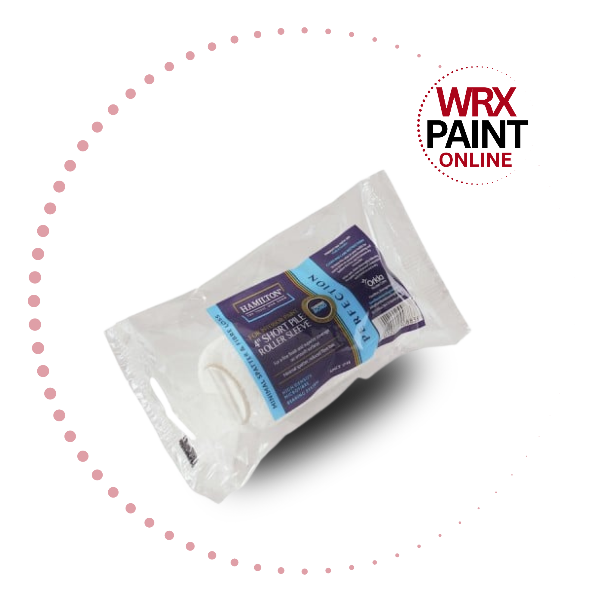 Hamilton Perfection 4" Midi Roller Sleeve - Short Pile Hamilton paint roller