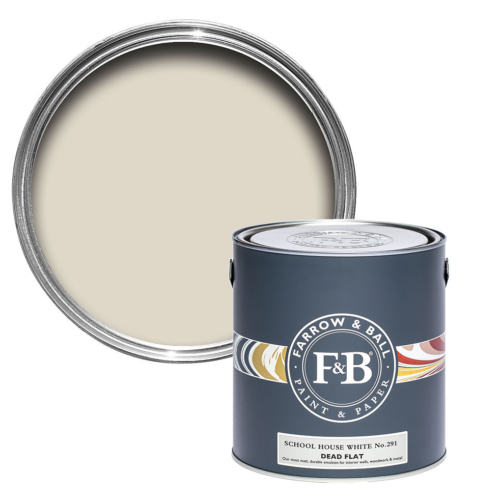 Thumbnail: Farrow and ball school house white No. 291 Dead Flat