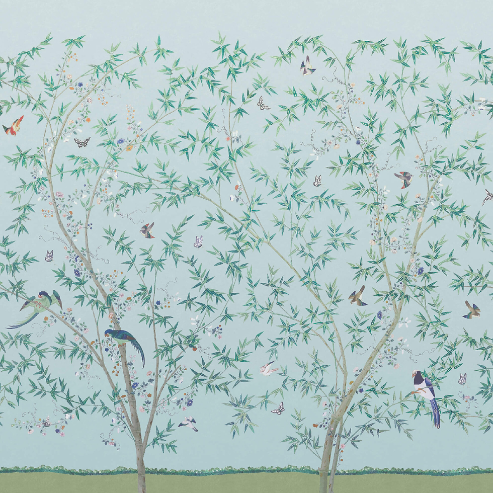 Little Greene - Belton Scenic - Pavilion - Wallpaper