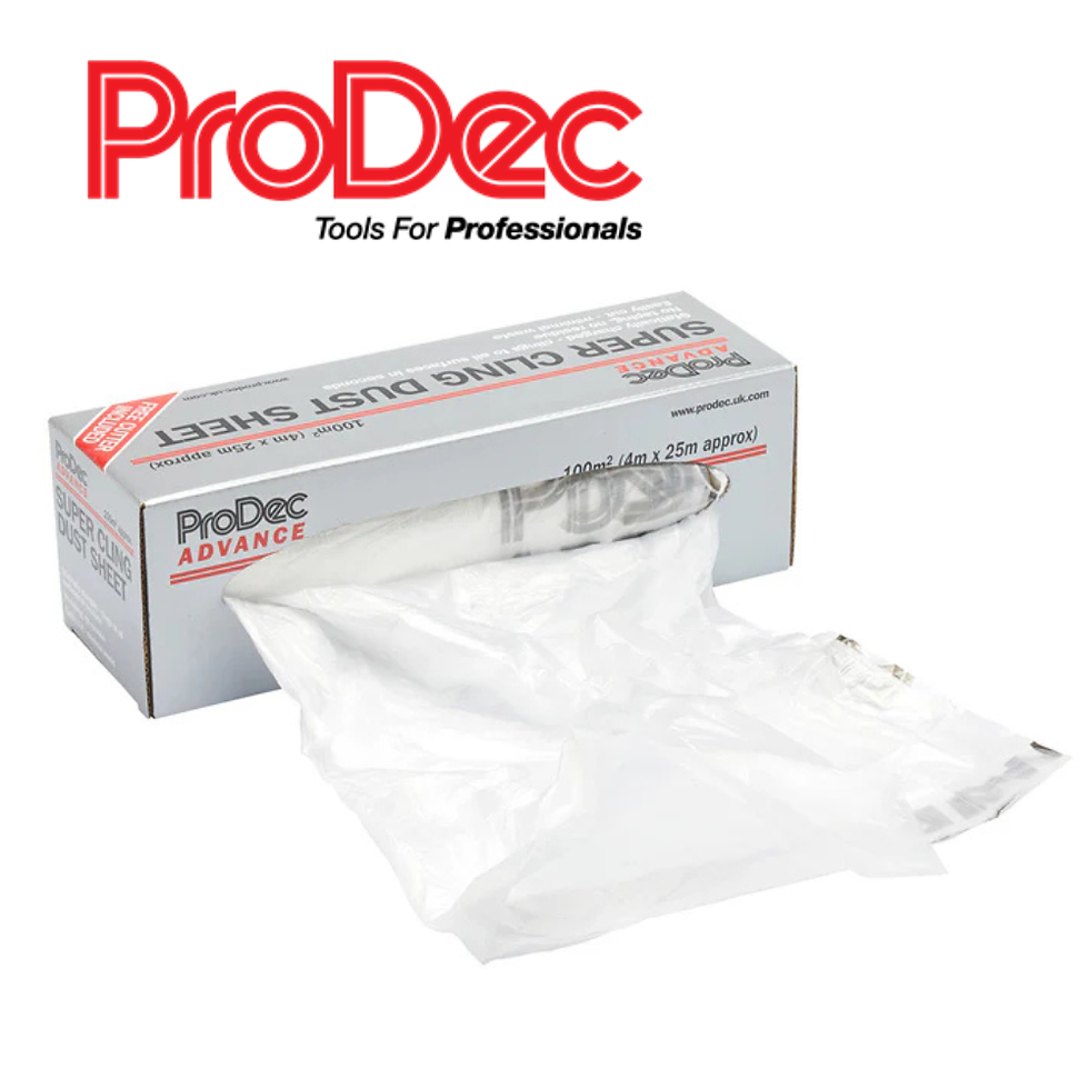 Thumbnail: ProDec Super Cling Dust Sheet Roll - 100 sqm Coverage