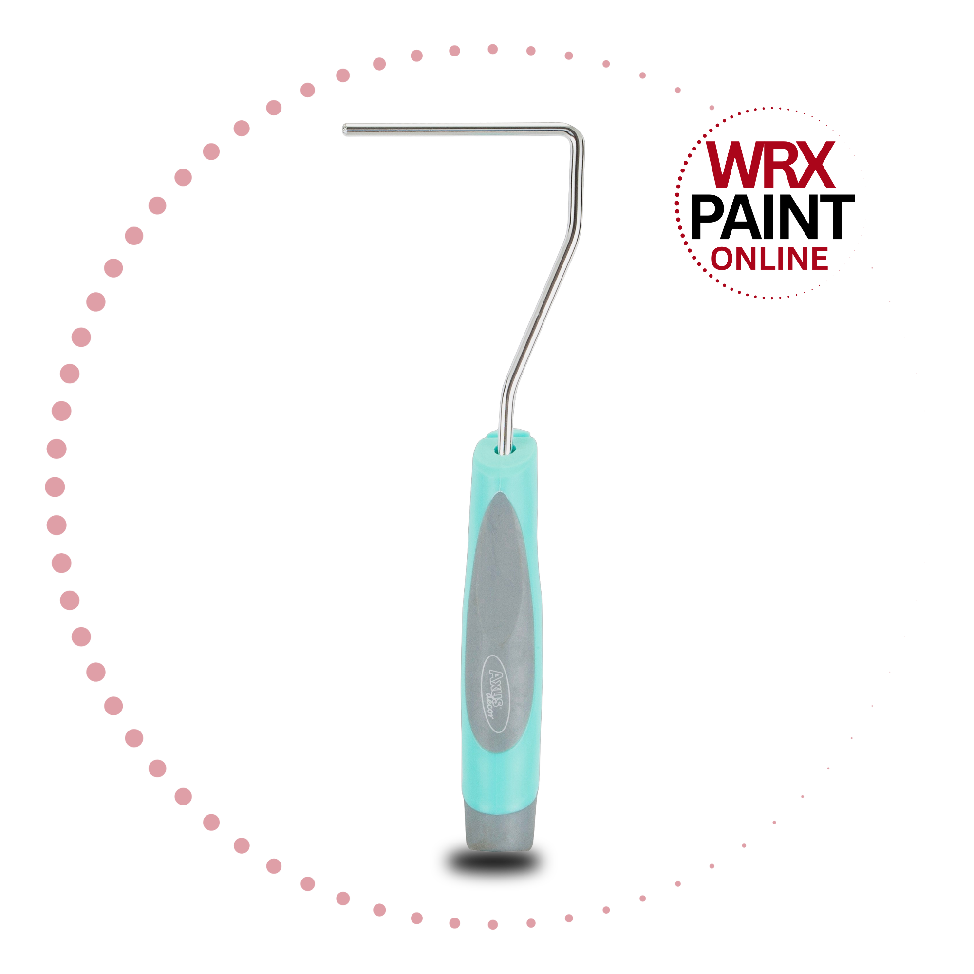 Axus Decor Grey Series S-Frame 4-6 inch Mini Handle Short Paint roller frame