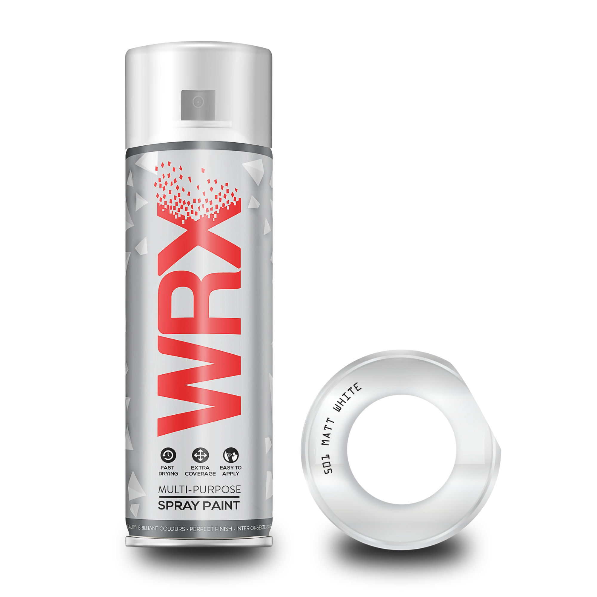 WRX MATT WHITE SPRAY PAINT - 400ml