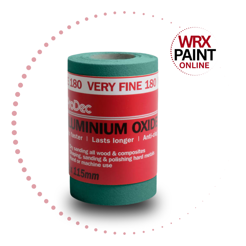 ProDec 180 Grit Aluminium Oxide Very Fine Sandpaper Roll - 5m