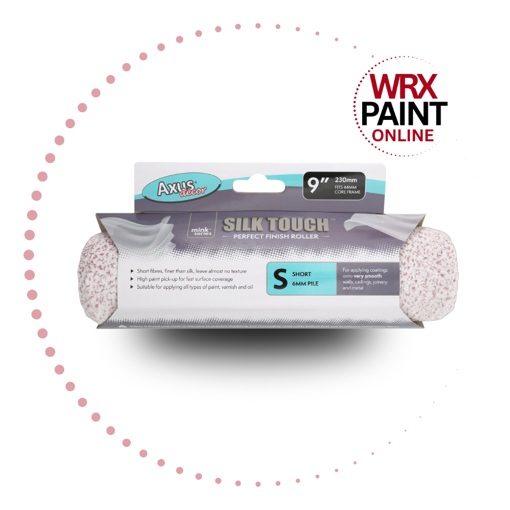 9 inch axus silk touch paint roller smooth finish