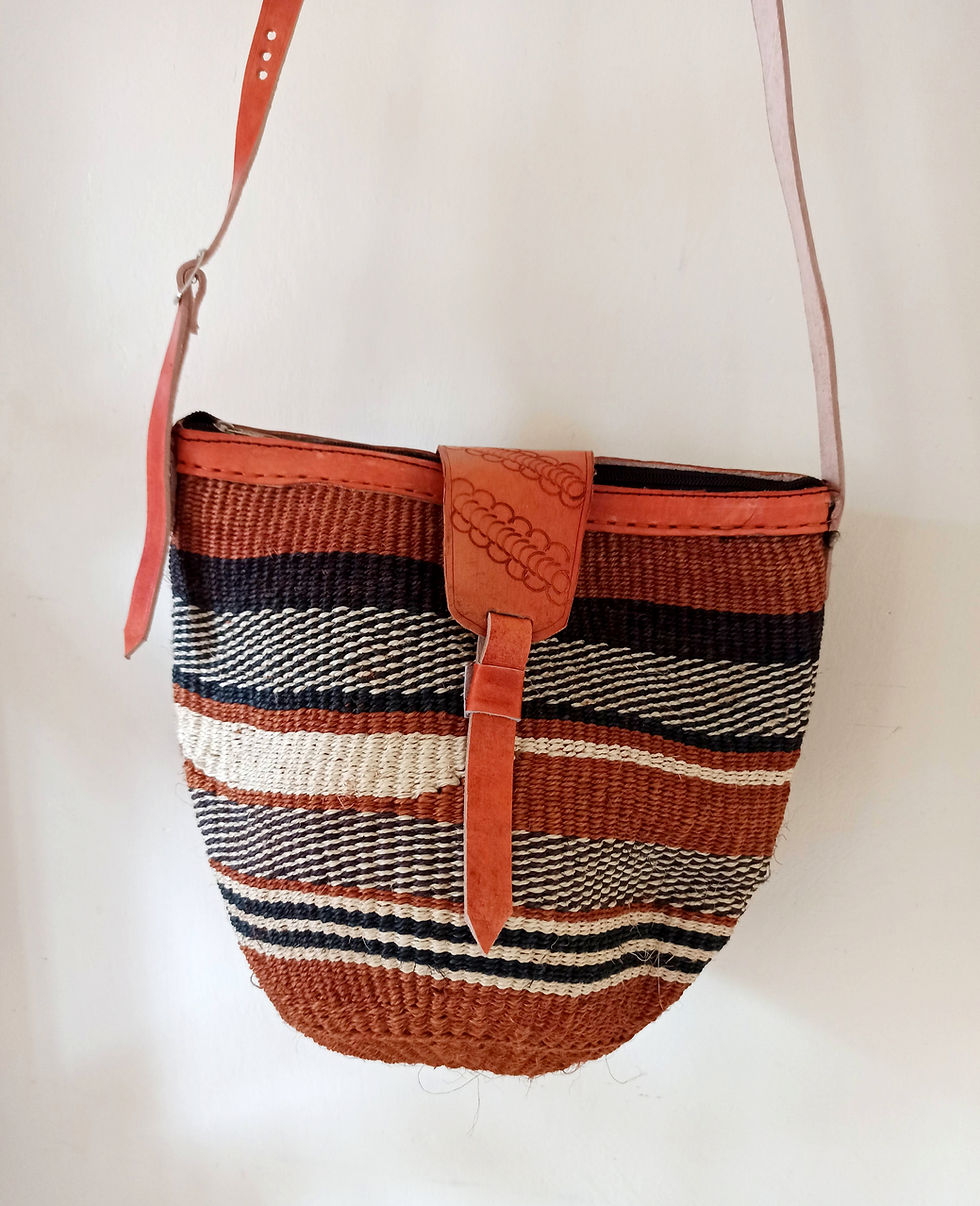 Thumbnail: brown woven bag
