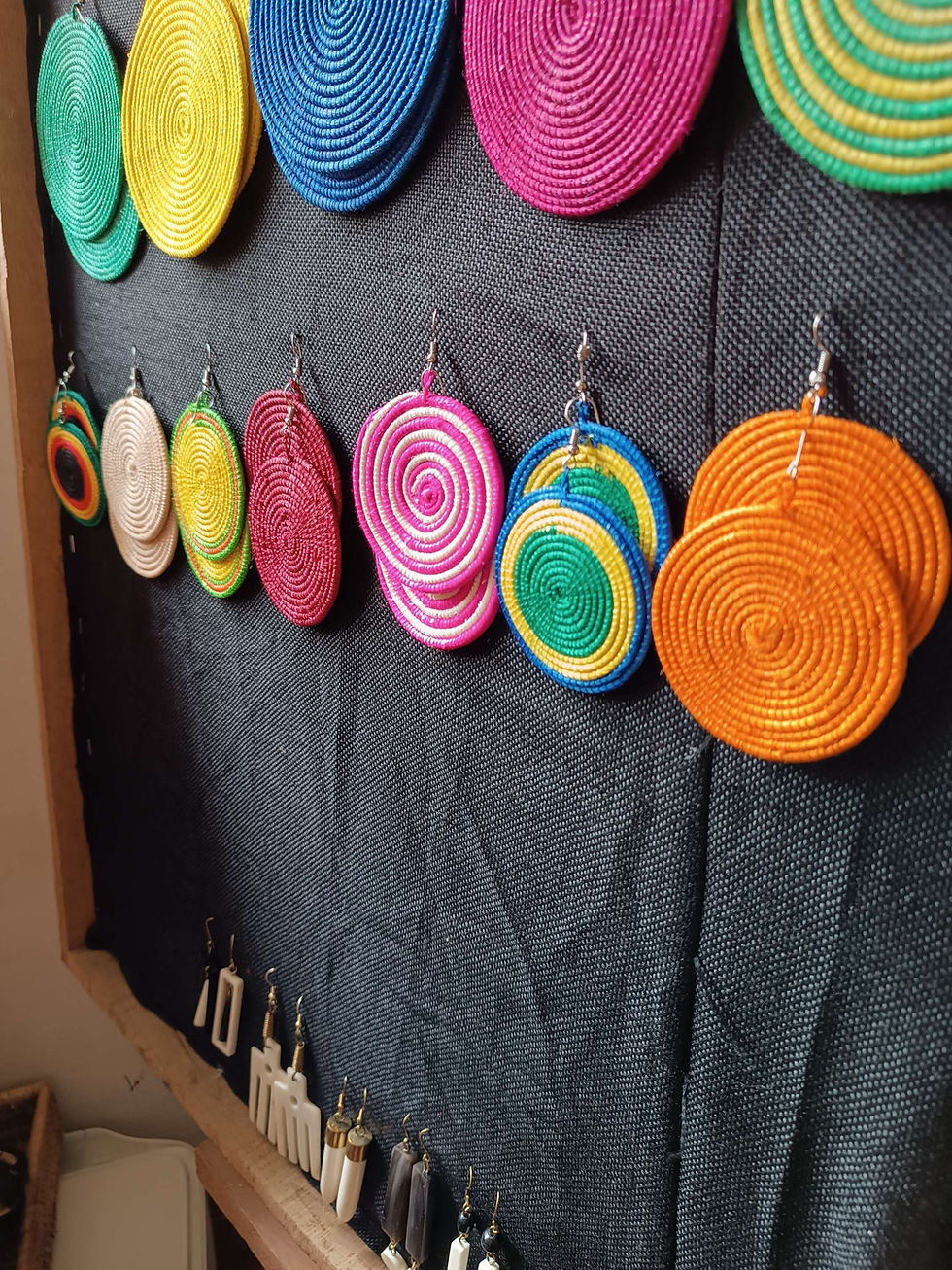 Miniatyrbilde: Sisal Earrings Medium