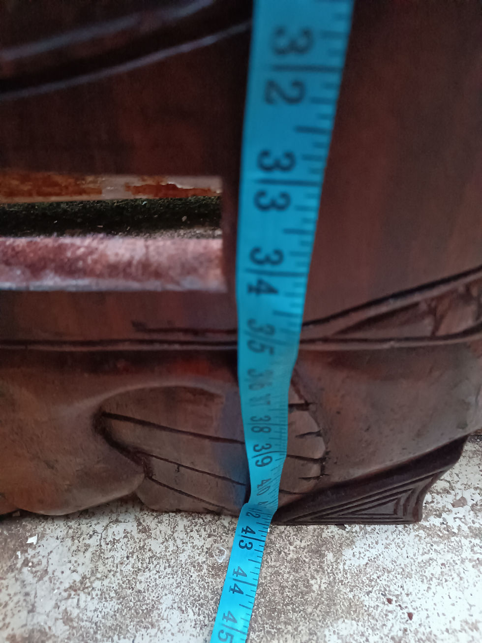 Thumbnail: Vintage African Carved Chair