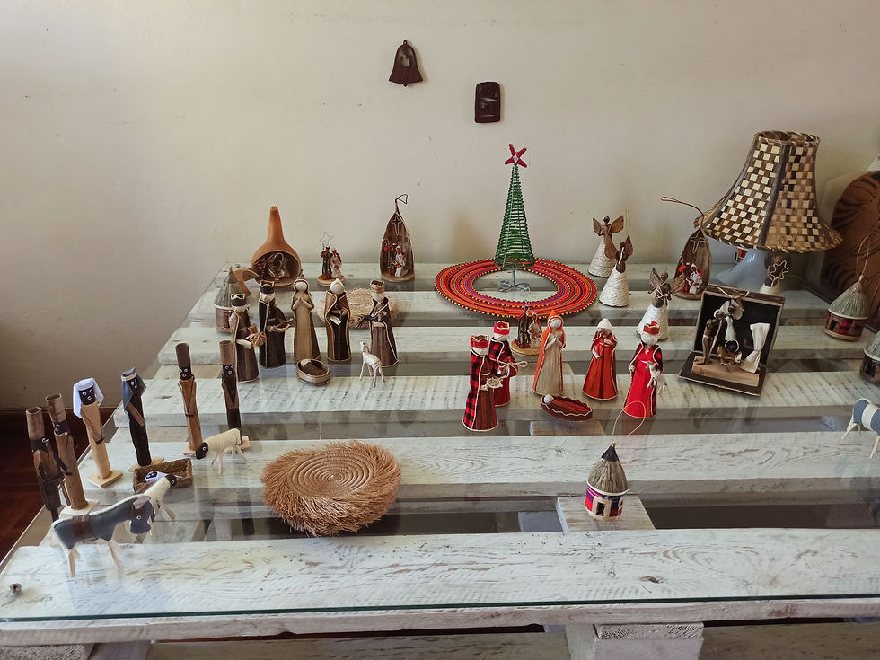 縮圖：Maasai blanket Nativity set