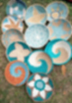 Turquoise Woven Baskets