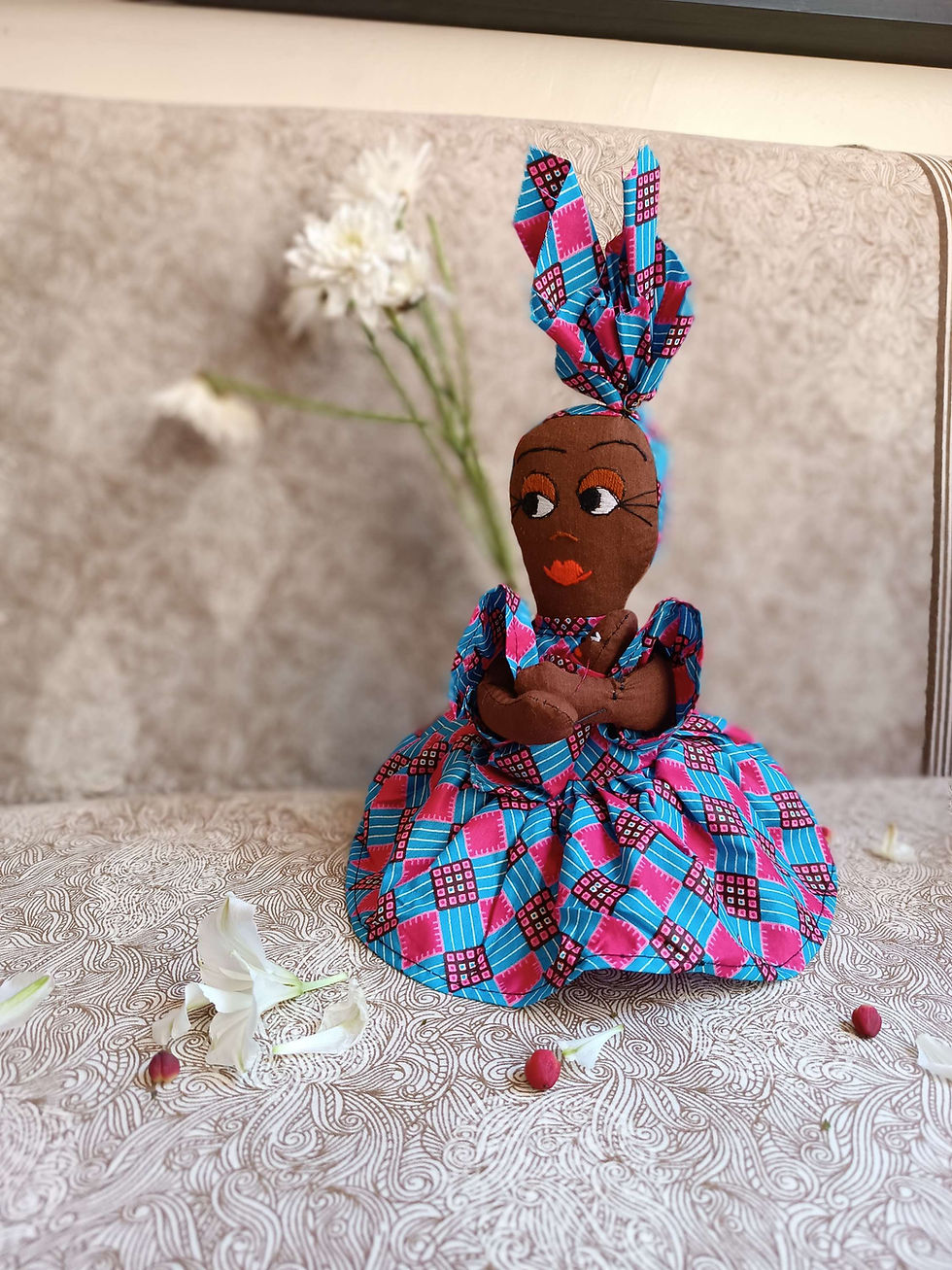 Miniatyrbild: African Black Dolls with Babies
