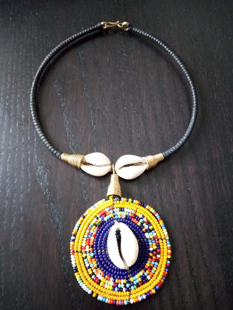 Thumbnail: Beaded Necklace For Women – Handmade African Jewelry