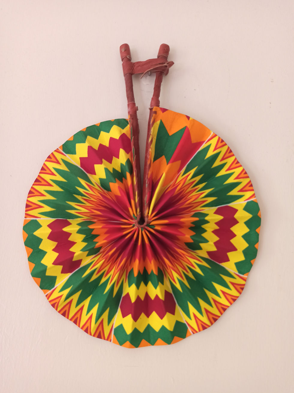 Thumbnail: African Fabric Hand Fans