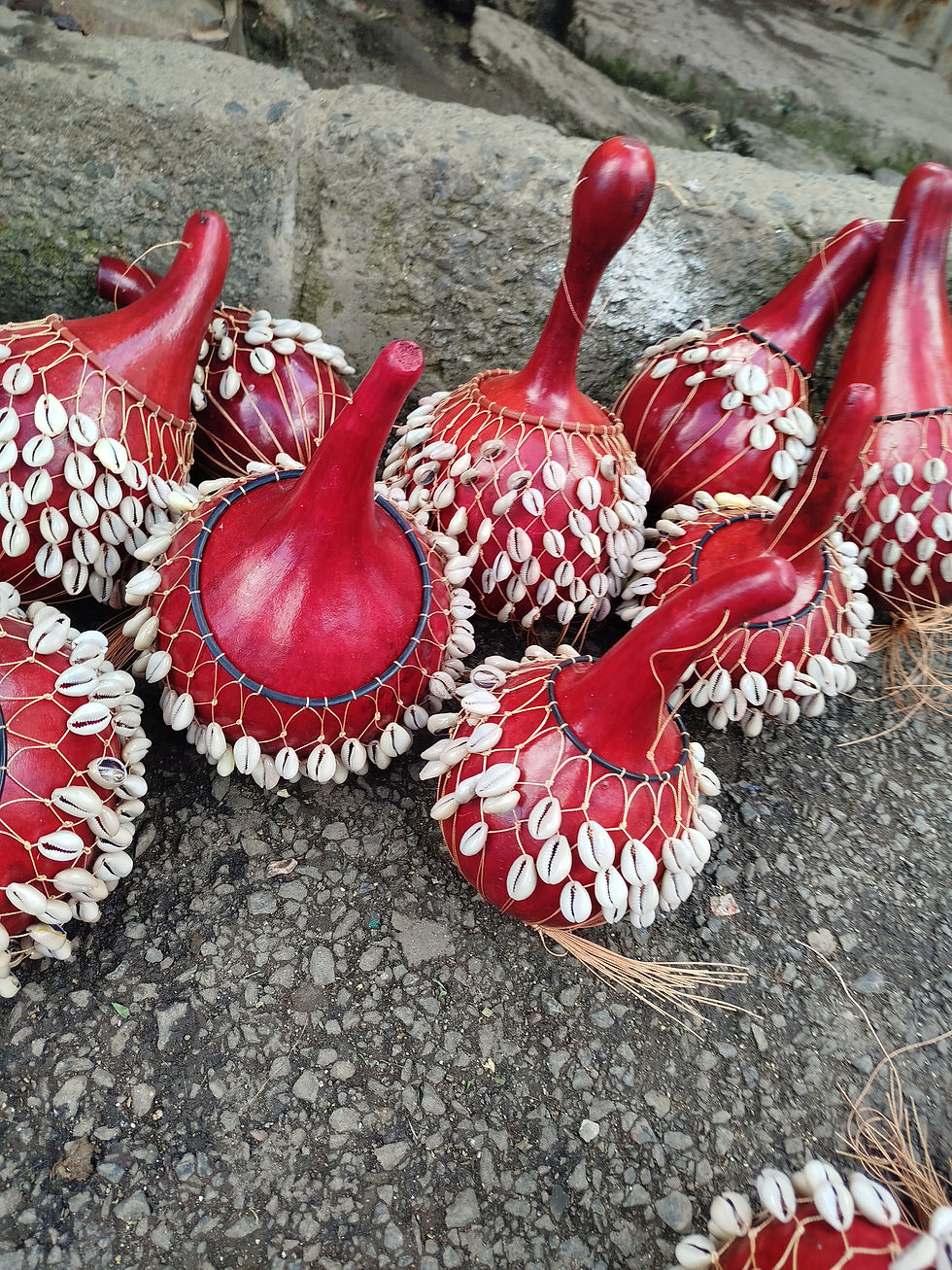 Miniature : Gourd Art with Cowrieshell