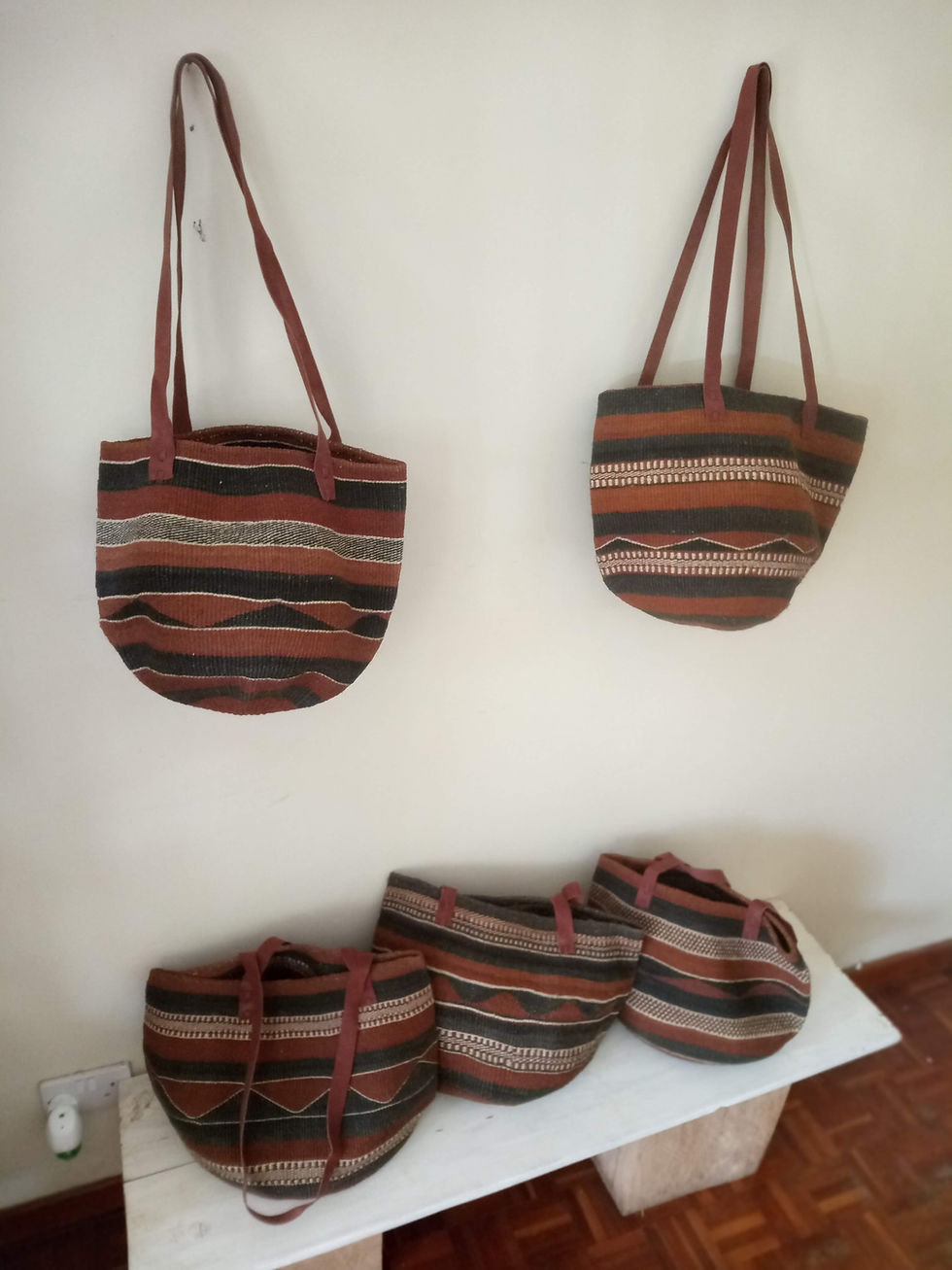 Thumbnail: Baobab Baskets -Tribal Hand bags