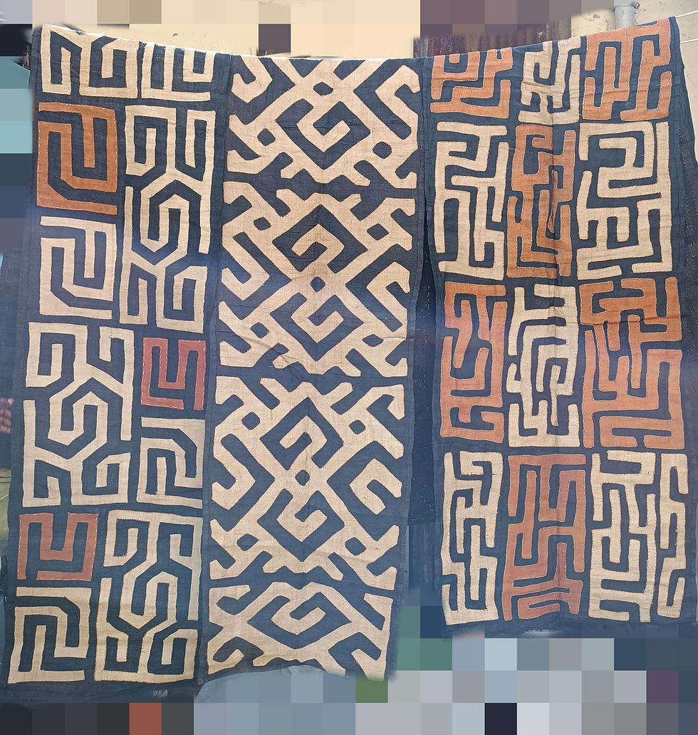 Miniaturbild: Kuba Cloth African Fabric Decor