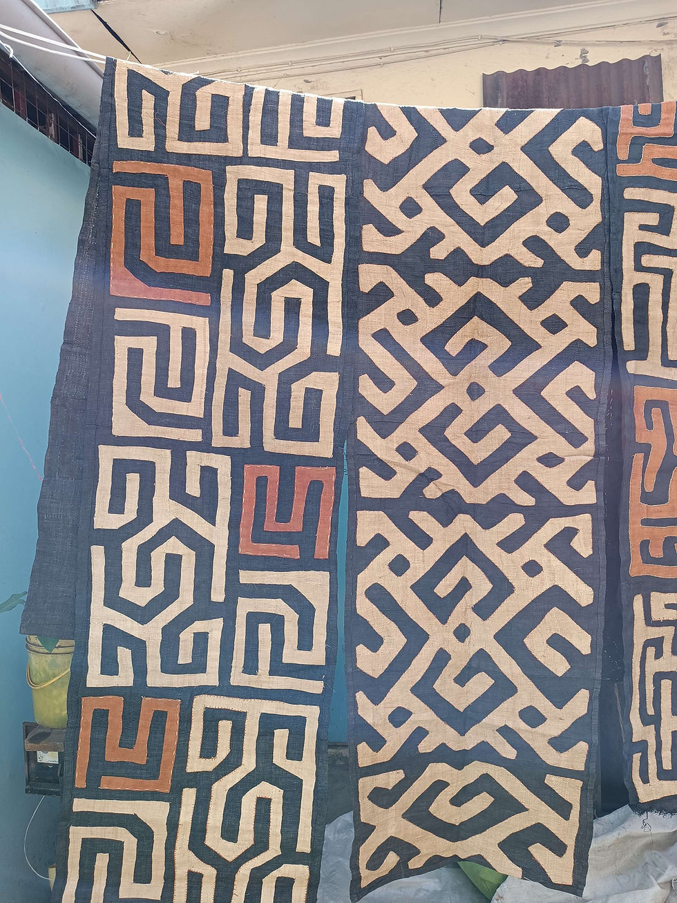 Miniatura: Kuba Cloth African Fabric Decor