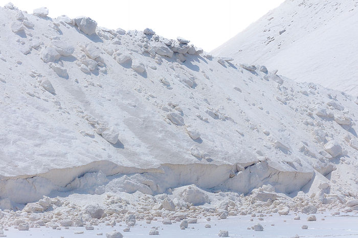 a mountain of salt from Salin de Giraud, France