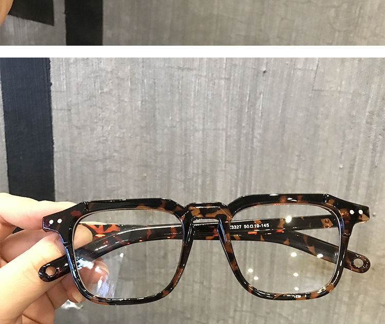 Thumbnail: Korean Retro Glasses Frame Women Lovely Ins No Makeup Plain Glasses Men Eyewear 